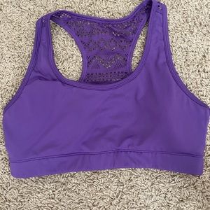 Zyia  size Large purple bomber bra